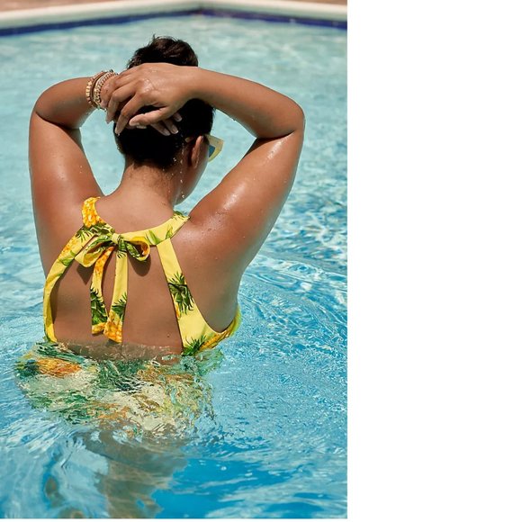 Anthropologie High-Neck One-Piece Swimsuit - Picture 4 of 9